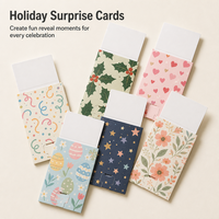 Boîte à confettis surprise pour fête d'anniversaire, boîte à cartes éclatantes pour anniversaire, vente en gros