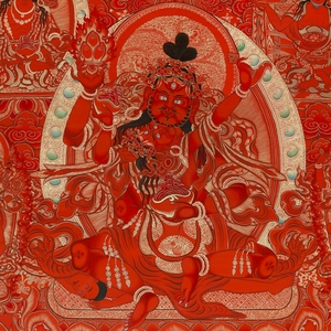 Réplique de Thangka bouddhiste de collection muséale sur toile, impression numérique haute résolution, écologique et résistante aux UV - Product Image 3
