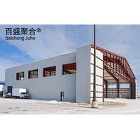 Hangar de Acero Prefabricado de Alta Calidad, Estructura de Acero para Hangar de Aviones, Techo de Hangar de Aviones con Estructura Espacial, Precio de Fábrica, Moderno