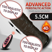 Dildo en silicone extra-large entièrement automatique et motorisé pour la masturbation féminine - Jouet sexuel de grande taille, modèle international SD1405