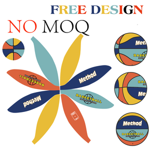 Palle da <span class=keywords><strong>Basket</strong></span> personalizzate con Logo colorato con linee blu - Product Image 3