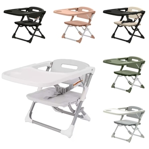<span class=keywords><strong>Chaise</strong></span> <span class=keywords><strong>haute</strong></span> pliable et portable avec plateau, sans basculement, <span class=keywords><strong>pour</strong></span> bébé, idéale <span class=keywords><strong>pour</strong></span> la salle à manger et le camping - Product Image 5