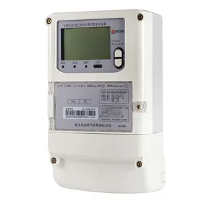 Medidor de energia inteligente de três fases programável plc, medidor de energia pré-paga