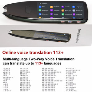 Dernière version du stylo de traduction chinois <span class=keywords><strong>japonais</strong></span> coréen allemand anglais multilingue traduction scan dictionnaire stylo ai - Product Image 3