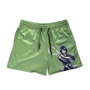 Pantalones Cortos Deportivos Unisex de Anime <span class=keywords><strong>BLEACH</strong></span> <span class=keywords><strong>Rukia</strong></span> con Estampado 3D, Secado Rápido, para Gimnasio, Fitness, Running - Product Image 3