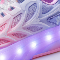 Chaussures à roulettes doubles pour enfants en gros, garçons, filles, unisexe, roues en PU, baskets à boucle rotative, OEM ODM Ruidongle