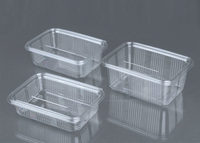 Emballage de fruits en plastique transparent de qualité alimentaire personnalisé en gros, modèle YiTo-9873, conteneur pliable pour fruits, barquette pour myrtilles