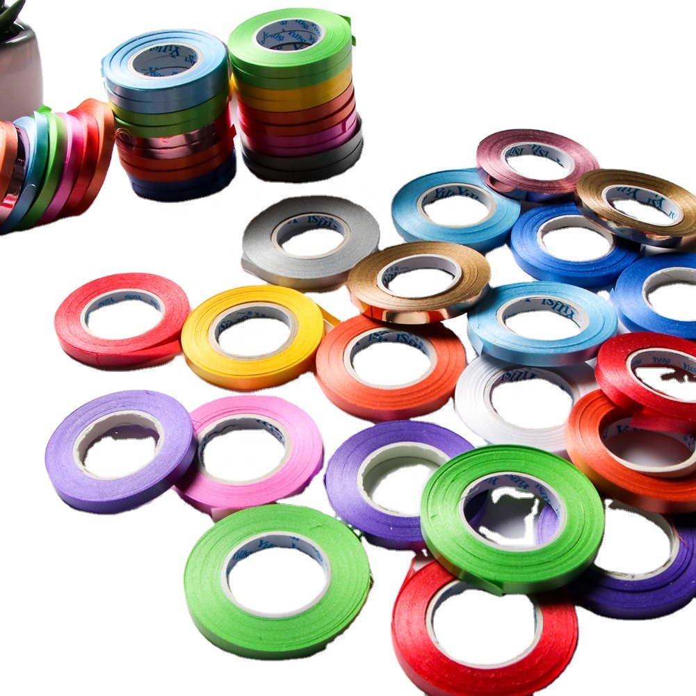 Рождественская пластиковая лента в рулоне, рулоны для воздушных шаров, крутящаяся лента, веревка для воздушных шаров в рулоне, для упаковки подарков, ремни для поделок