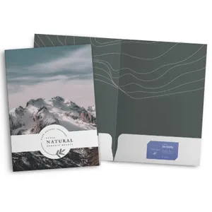 Custom Presentation Folders Match your to your business cards, post cards and other marketing collateral