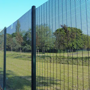 High Security Anti Climb And Anti-cut 358 Mesh Little Rectangle Openings Fence