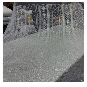 ผ้าลูกไม้ปักเลื่อมลูกปัดสำหรับผู้หญิงชุดแต่งงานชุดแต่งงานปักเลื่อมลูกปัด<span class=keywords><strong>อเมริกัน</strong></span>ยุโรป - Product Image 3