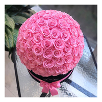 Boîte de roses stabilisées enchantées à longue durée de vie pour la Saint-Valentin et les cadeaux de la Fête des Mères