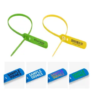 Customized Printing Logo Security Plastic Seals Numbered Tamper Tags Disposable Safety Plastic Security Seal Tag