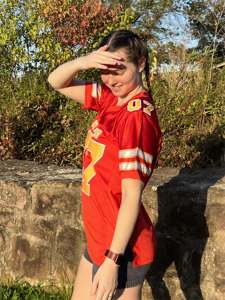 Maillot de football américain classique personnalisé maille respirante sublimation maillot d'équipe de football de rue manches courtes Techniques imprimées - Product Image 4