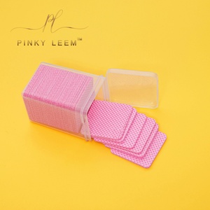 Toallitas Adhesivas para Pestañas, Color Rosa, 200 Unidades por Caja, Personalizadas, Sin Pelusa, para Limpiar la Boquilla del Pegamento - Product Image 1