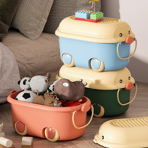 Dễ Thương Phim Hoạt Hình Động Vật <span class=keywords><strong>Container</strong></span> Hình Dạng Đồ Chơi Tổ Chức Đa Chức Năng Stackable Kids Toy Hộp Lưu Trữ - Product Image 5