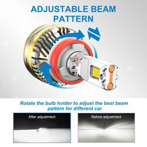 NAOEVO SAGA 200W 24000lm Super brillante H1 9005 H4 Led faro bombilla HB3 HB4 H8 9006 9012 H11 lámpara Universal coche Led luz H7 - Product Image 6