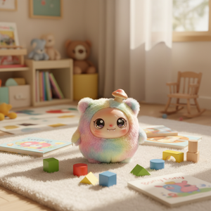 Figurine en peluche en vinyle arc-en-ciel, boîte mystère, jouet doux et mignon en forme d'œuf, pour décoration intérieure et cadeau - Product Image 5