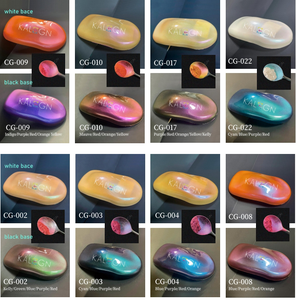 Poudre de mica à effet caméléon, pigment irisé de qualité cosmétique pour résine, peinture, slime et art - Product Image 4