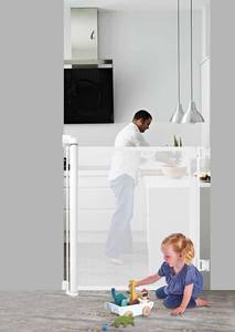 Cancelletto di Sicurezza per Bambini in PVC a Rete Retrattile Extra Alto e Lunghezza Personalizzabile Facile da Rimuovere - Product Image 2