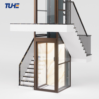 Ascenseur Domestique à Prix d'Usine, Cabine en Verre Panoramique, Petite Cabine pour Usage Résidentiel, Appartement, Atelier, Maison Duplex, Hôtel, Villa, Rénovation