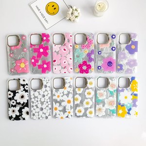 Nouvelle mode coréenne antichoc fleur <span class=keywords><strong>Kawaii</strong></span> chat esthétique étui <span class=keywords><strong>de</strong></span> <span class=keywords><strong>téléphone</strong></span> pour iPhone 15 Pro 14 Pro Max filles femmes étuis <span class=keywords><strong>de</strong></span> <span class=keywords><strong>téléphone</strong></span> - Product Image 1