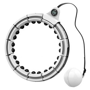 CooSport <span class=keywords><strong>Fitness</strong></span> - Aro de <span class=keywords><strong>Hula</strong></span> Inteligente para Mujer, Ajustable, Extraíble, con Masaje, Conteo Digital, Ligero, de PP - Product Image 4