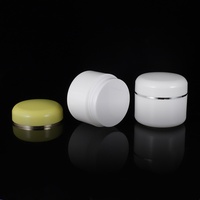 30ml Bouteille cosmétique en plastique PE sans air Boîte de crème allongée Masque Pommade Bouteille de voyage Bouchon à vis Joint Crème visage Emballage