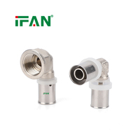 IFAN - Vente en gros à bas prix de raccords à sertir en laiton PEX 16-32 mm pour tuyaux multicouches PEX-Al-PEX