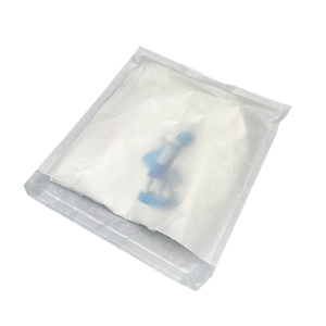 Custom transparent/frosted zipper slide lock resealable self-sealing glass bag smell proof biodegradable plastic packaging bag