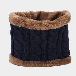 Herbst und Winter Neues Vintage Zopfmuster Dickes Warmes Mütze-, Schal- und Handschuh-Set Dreiteiliges Set Bestseller Kälteschutz-Set - Product Image 6