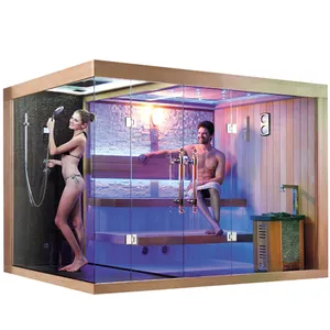 price of 4 person wood poland shower douche home steam room stove cabin sauna finlandese