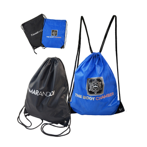 Promotional Lightweight Sport Backpack Nylon Polyester Waterproof Fabric Draw String Bag Gym Custom logo Drawstring Backpack