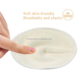 High Quality Nursing Breast Pads Washable Nursing Braest Pads 3-Layer Bamboo Breast pads With Laundry Bag - Product Image 6