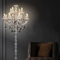Tyson moderne nordique Simple Design maison décorative Dimmable salon chambre debout cristal Led lampadaire