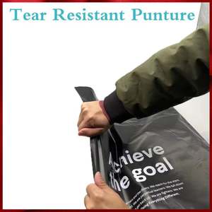 Enveloppes d'expédition écologiques biodégradables blanches sur mesure, sacs d'expédition compostables pour vêtements - Product Image 2