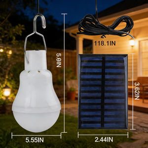 ไฟ LED พลังงานแสงอาทิตย์ IP65 สำหรับฟาร์มสเตดแบบออลราวด์ ดีไซน์กันน้ำ ส่องสว่างต่อเนื่อง ใช้ได้ในกรณีไฟดับ ตกแต่งภูมิทัศน์ - Product Image 3