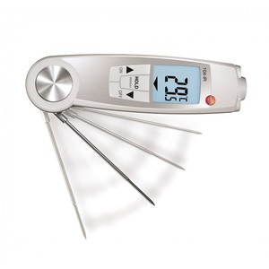 มีสินค้าในสต็อก Testo 104-IR - เครื่องวัดอุณหภูมิอินฟราเรดแบบสองระบบ (อินฟราเรดและแบบเจาะวัด) (0560 1040 01) - Product Image 1