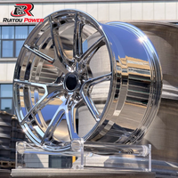 Jantes forgées chromées sur mesure 5x120 5x127 5x114.3 5x139.7, processus de chromage, 18 19 20 21 22 pouces, jantes en aluminium 6061-T6 pour BMW Audi