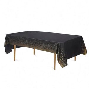 New Arrival Party Waterproof <strong>Plastic</strong> PE Printed Solid <strong>Table</strong> <strong>Clothes</strong> for Wedding Birthday Party - Product Image 5