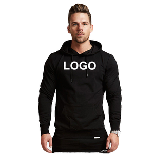 Haute qualité hommes Sport Gym Streetwear 3d gaufrage poids lourd à capuche en détresse polaire sweats à capuche impression numérique à capuche pour hommes - Product Image 1