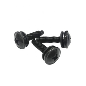 สกรูหัวฟิลลิปส์แบบ Truss Head ขนาด 10-32 สำหรับยึดแร็ค พร้อมแหวนรองไนลอน - Product Image 5