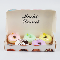 Nouvelle boîte d'emballage personnalisée blanche avec impression, toutes tailles disponibles, boîte alimentaire pour donuts, boîte à gâteaux, boîte à donuts sucrés
