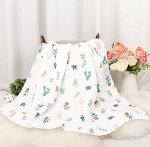 Hot Sale Muslin Soft Baby Towel 100% Organic Cotton Blankets Throw for <b>Newborns</b> - Product Image 5