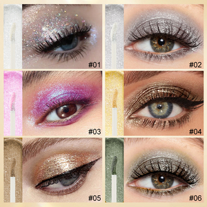 SAS Vente chaude Liquid Pearl and Diamond Maquillage des yeux coloré à travers les frontières Ombre à paupières scintillante - Product Image 4