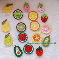 Aksesoris Rajutan Wol Buatan Tangan Asli Impor, Laris untuk Grosir, Hiasan Pakaian, Tas, dan DIY