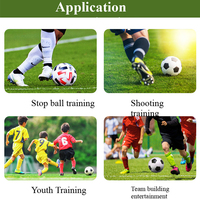 Mur de rebond pliable portable en plastique pour le football, panneau de rebond pour le soccer