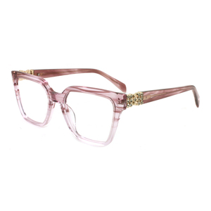 Nuova Montatura per Occhiali da Vista in Acetato per Donna, Design Moderno, Forma Oblunga, Comoda e Alla Moda - Product Image 2