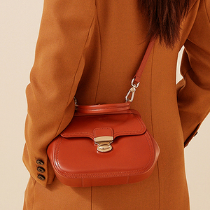 Borsa Clutch di Lusso in Vera Pelle per Ragazze, Design Elegante, Borsetta di Alta Gamma per Donne con Chiusura a Clip, Portatile - Product Image 3