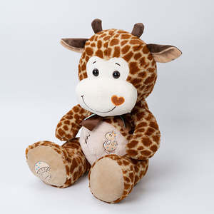 Juguete de Peluche de Jirafa Súper Suave de la Infancia con Relleno de Algodón PP para Niños - Edredón Personalizable - Product Image 2